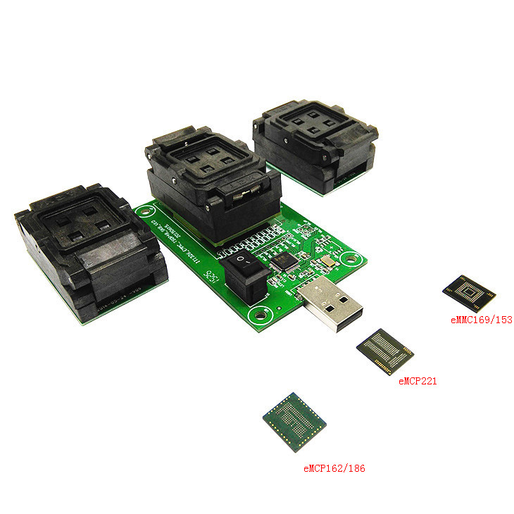 eMMC eMCP 3in1 data recovery from Android phone USB style-eMMC & eMCP reader/programming adapter
