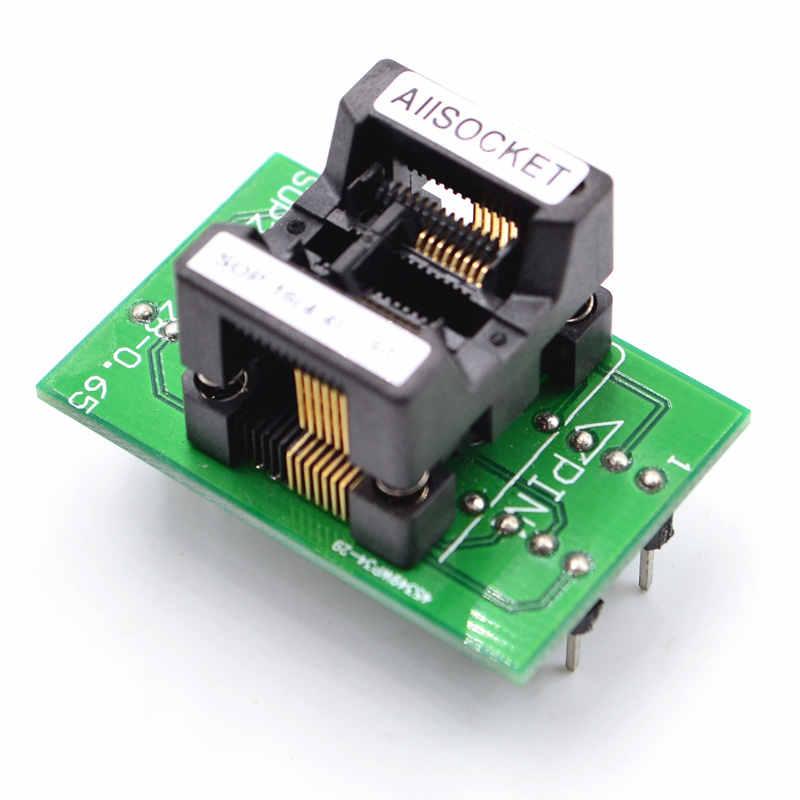 SSOP16-TSSOP16 Socket OTS16(28)-0.65-01 Socket SSOP16(4.4)-0.65 Socket High quality IC Test & burn-in socket for SSOP16/TSSOP16 package 143