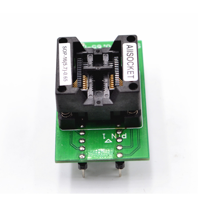 SSOP16-TSSOP16 Socket OTS16(34)-0.65-01 Socket SSOP16(5.7)-0.65 Socket High quality IC Test & burn-in socket for SSOP16/TSSOP16 package 147