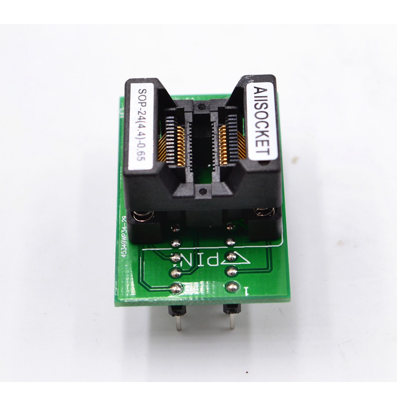 SSOP24-TSSOP24 Socket OTS24(28)-0.65-01 Socket SSOP24(4.4)-0.65 Socket High quality IC Test & burn-in socket for SSOP24/TSSOP24 package 145