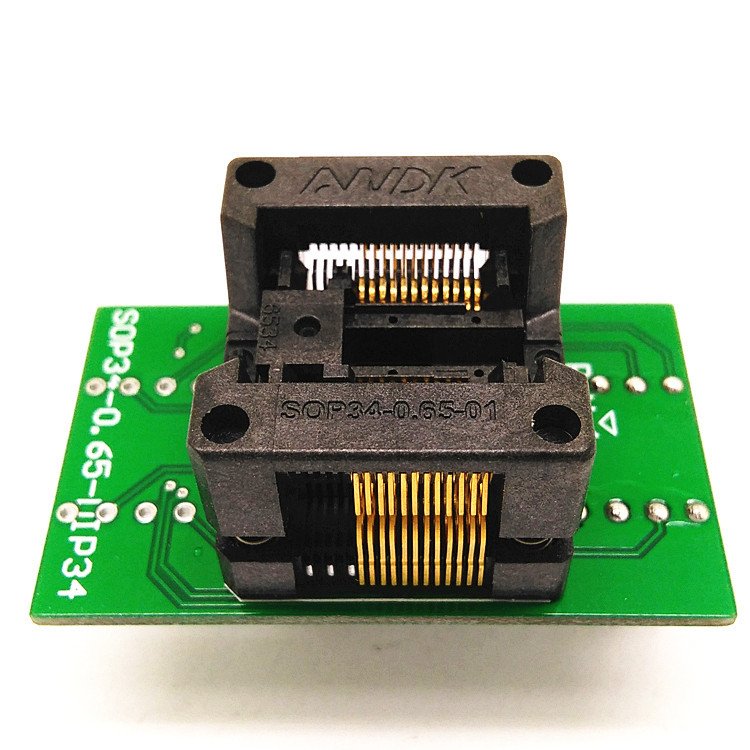 SSOP24-TSSOP24 Socket OTS24(34)-0.65-01 Socket SSOP24(5.7)-0.65 Socket High quality IC Test & burn-in socket for SSOP24/TSSOP24 package 148