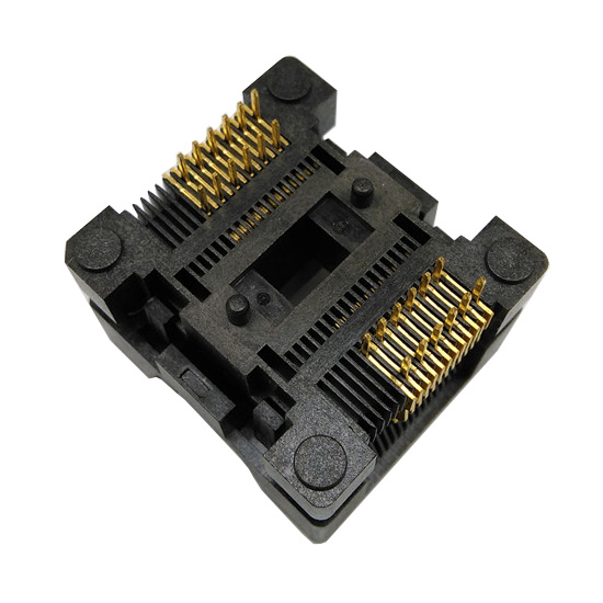 SSOP24-TSSOP24 Socket OTS24(34)-0.65-01 Socket SSOP24(5.7)-0.65 Socket High quality IC Test & burn-in socket for SSOP24/TSSOP24 package 124