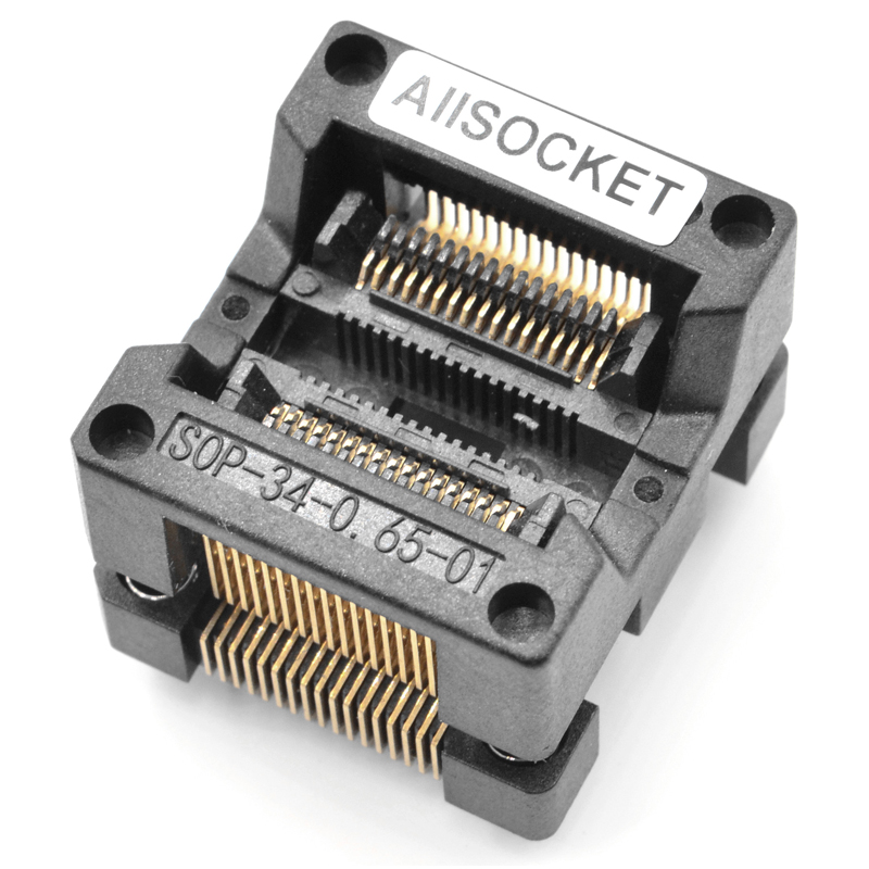 SSOP34(5.7)-0.65-OTS34(34)-0.65-01-Test & burn-in socket