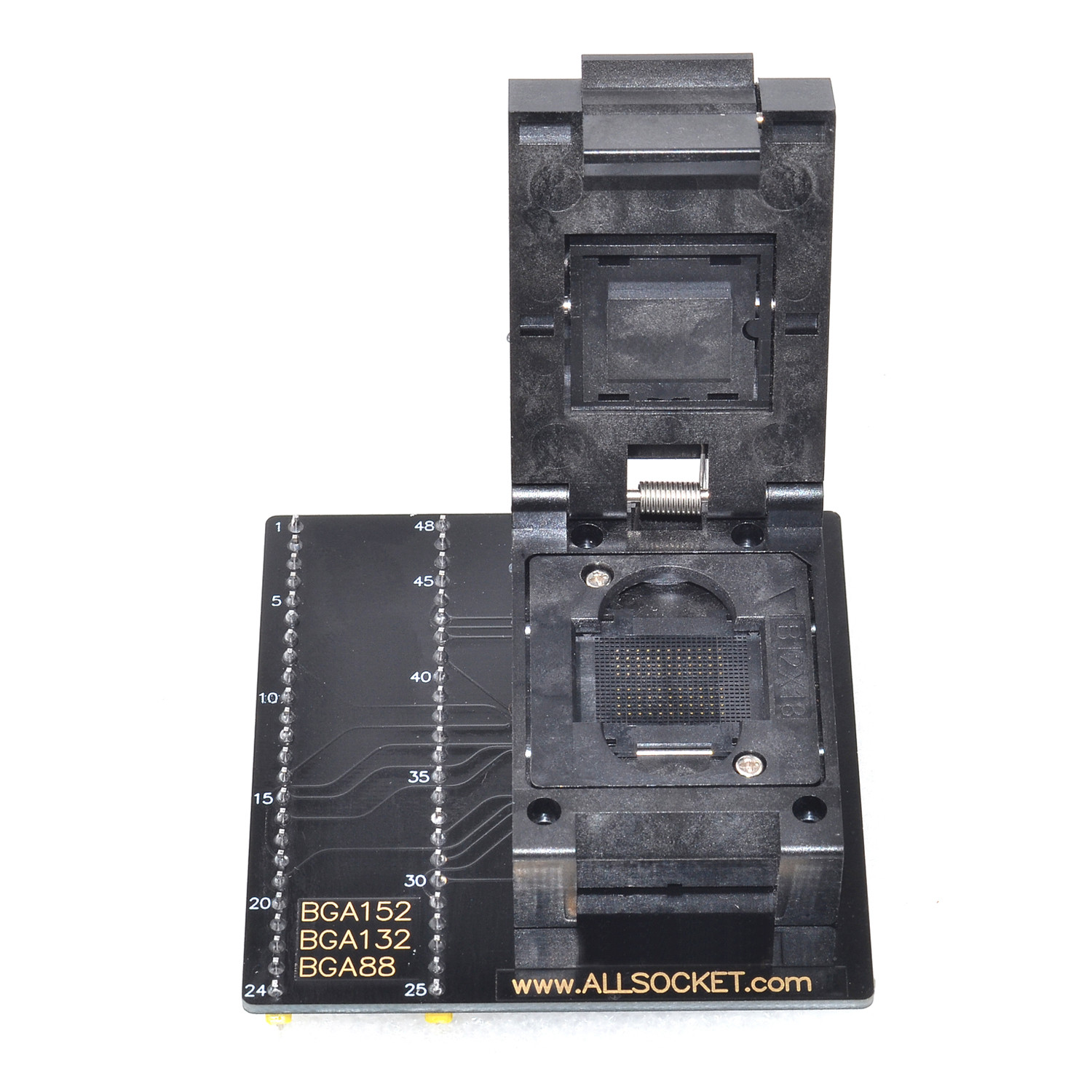 BGA152-Rusolut-adapter Socket For Rusolut-BGA152-132-88 Socket High quality IC Test & burn-in adapter for BGA152/Rusolut/adapter package 10720